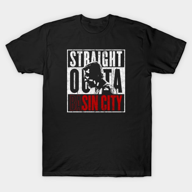 Straight Outta baSin City T-Shirt by huckblade